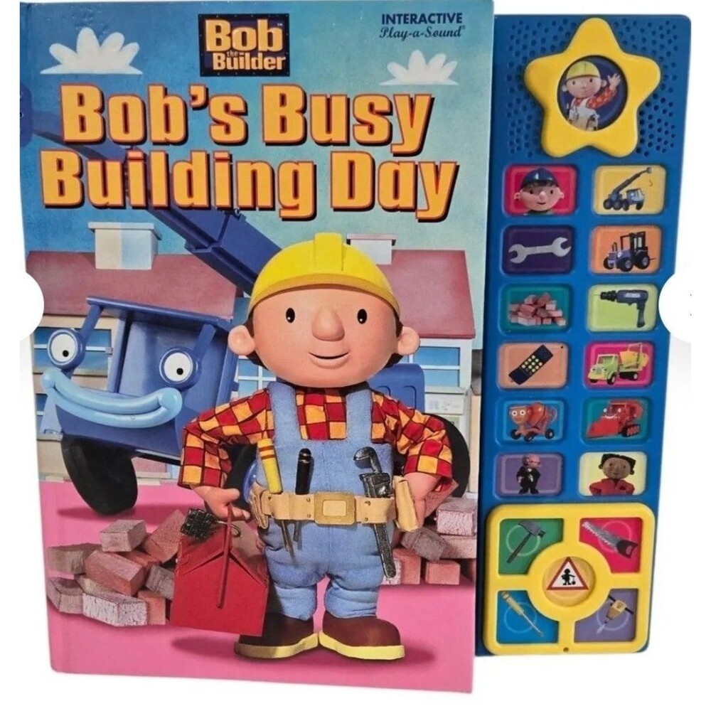 Vintage 2003 Bob the Builder – Bob's Busy Building Day – Interactive Play Sound